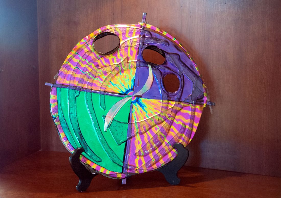 Glass art by Kathi Fair
